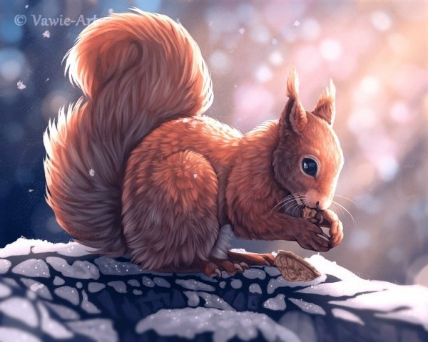 Анимешная белка