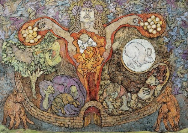 Художественное изображение матки