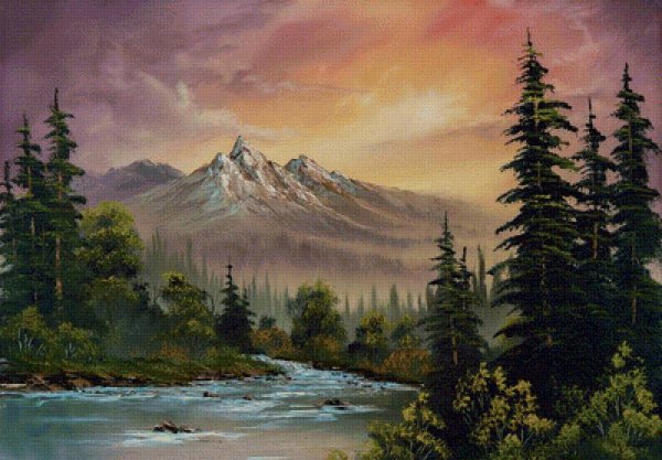 Художник Боб Росс картины