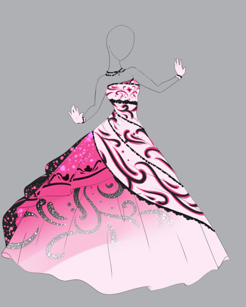 Платья для рисования