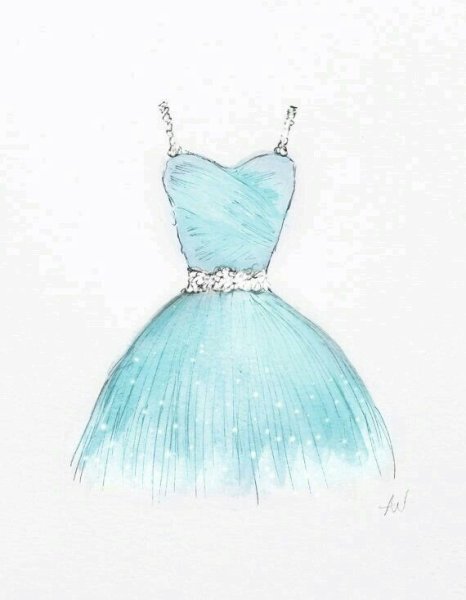 Платья для срисовки