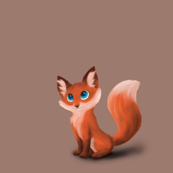 Лисичка с голубыми глазами