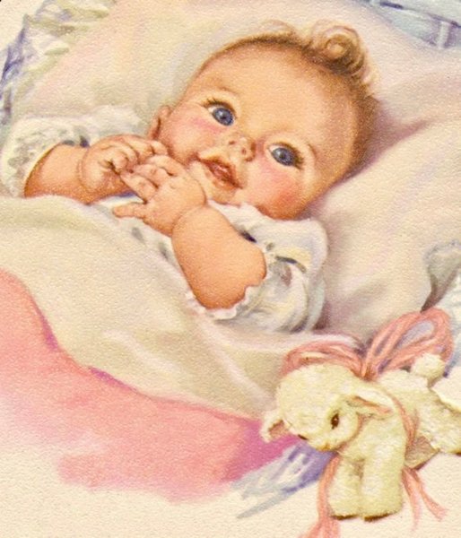 Новорожденный ребенок арт