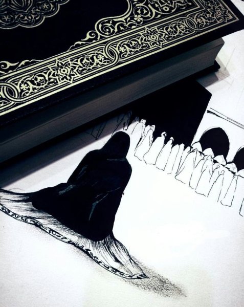 Никаб Муслима картина