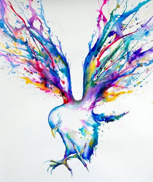 Рисунки для срисовки красками