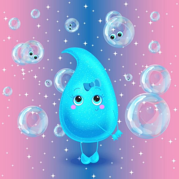 Капелька рисунок