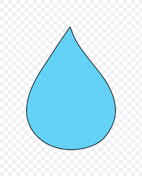 Трафарет капельки