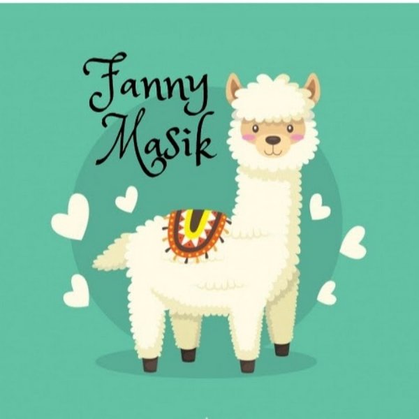 Лама альпака мультяшная