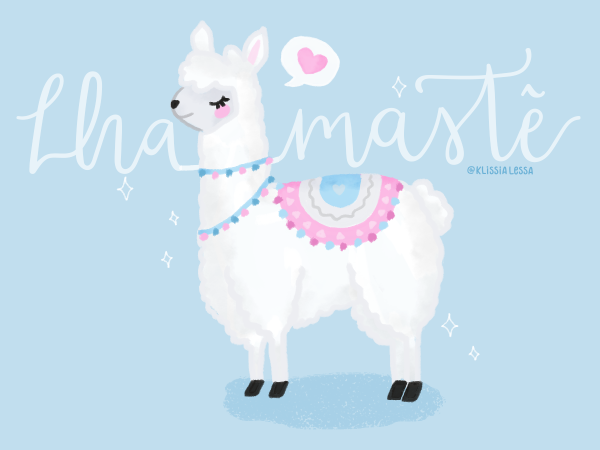 Ламы мультяшные милые