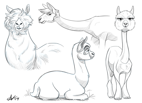 Альпаки арт