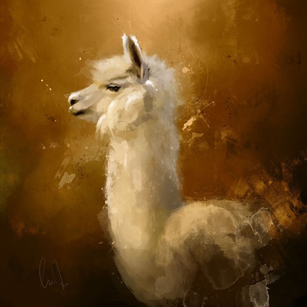 Каваи Юникорн лама