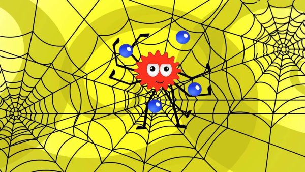 Паук и паутина для детей