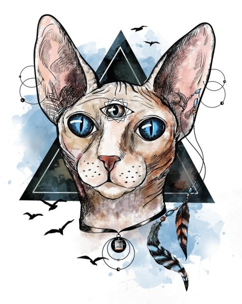 Тату сфинкс