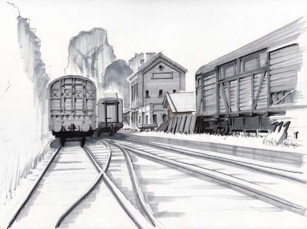 Железнодорожные зарисовки