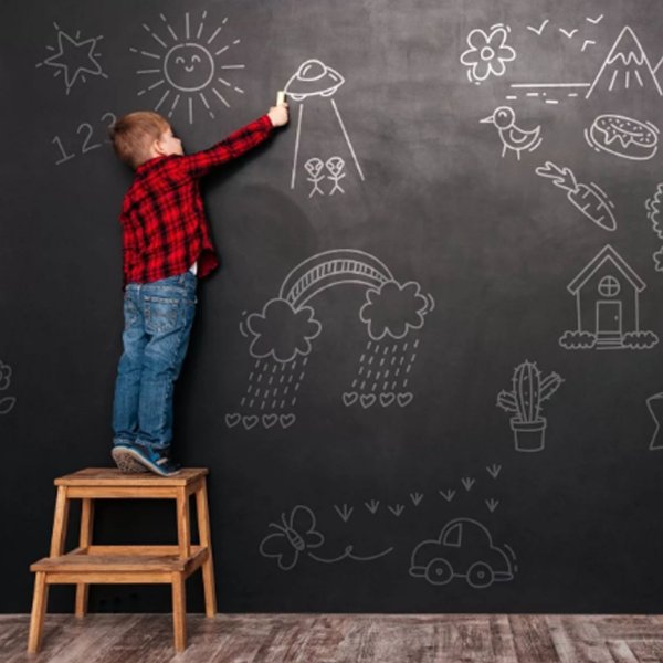 Узоры на меловой доске