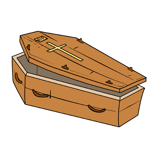 Гроб cartoon