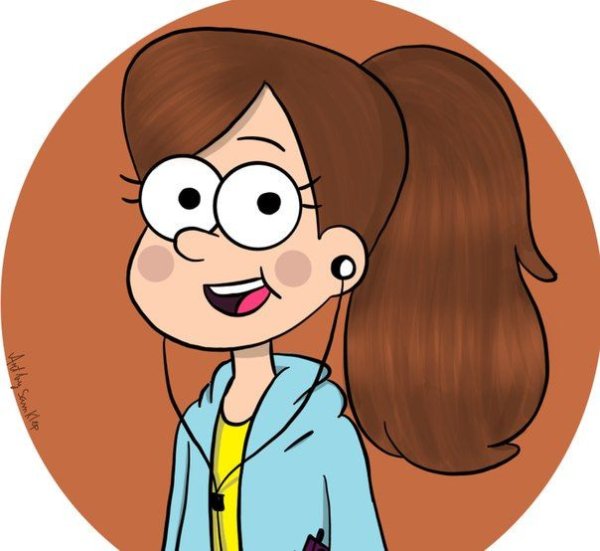 Гравити Фолз для срисовки Венди