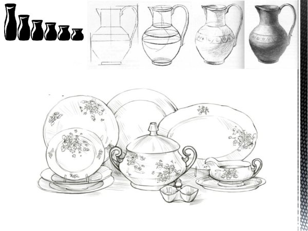 Эскиз посуды