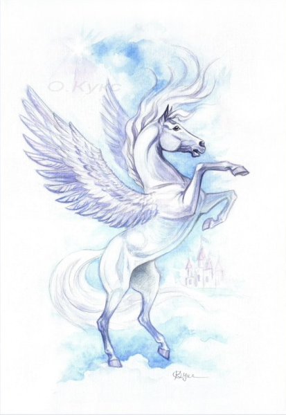 Нарисовать Пегаса