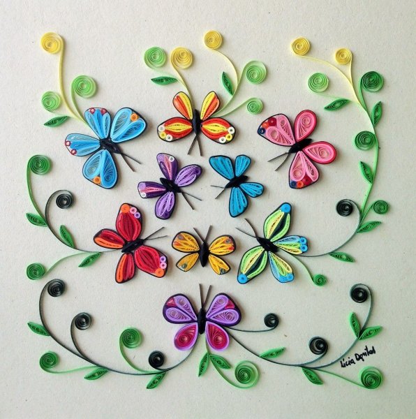 Сказки в технике квиллинг