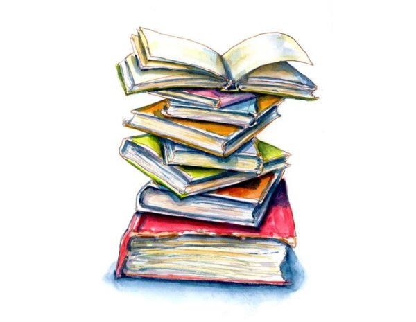 Стопка книг для детей