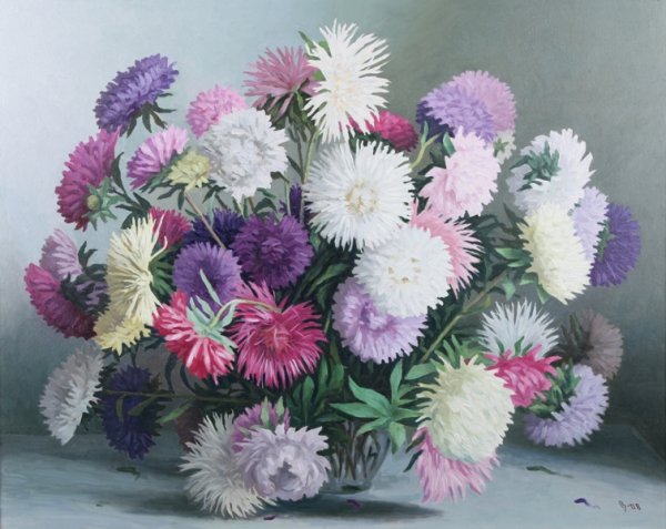 Открытки с астрами