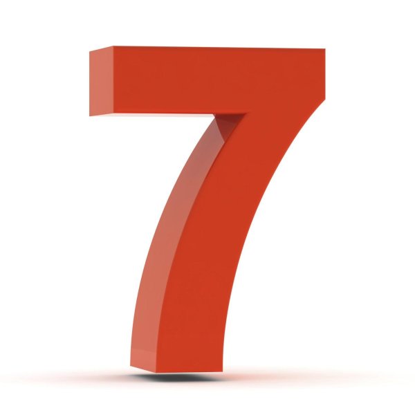 Цифра 7 картинка