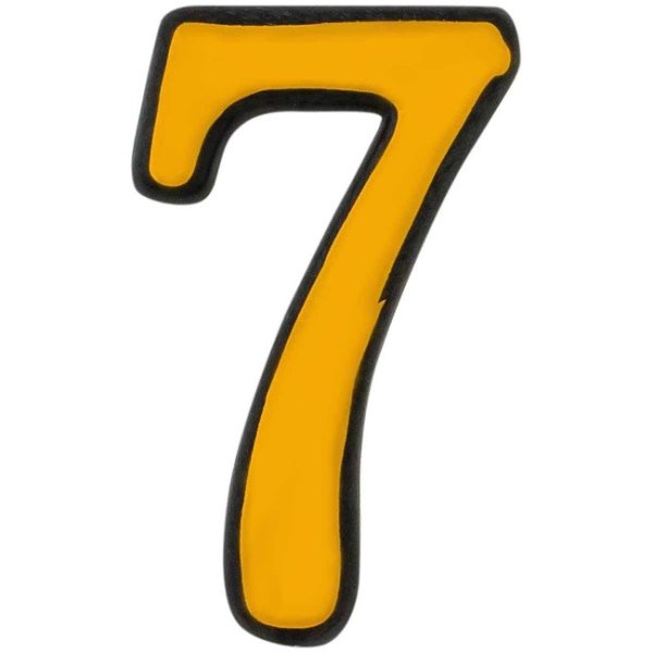 Цифра 7 красивая