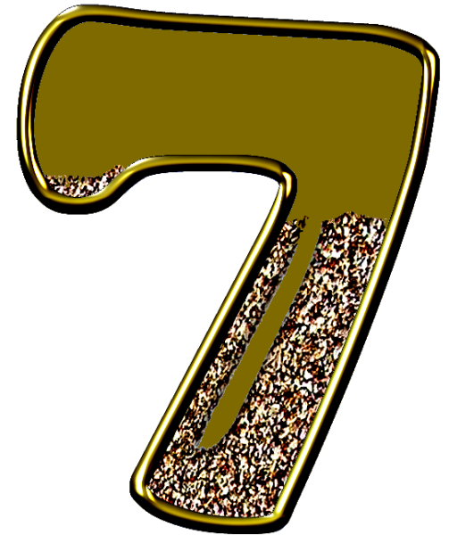 Стилизованная цифра 7