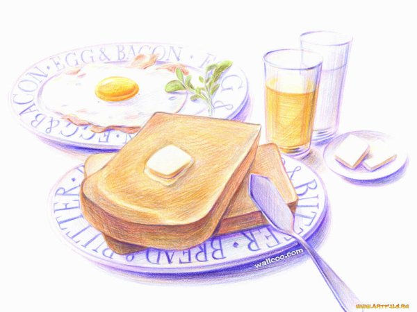 Блюдо рисунок