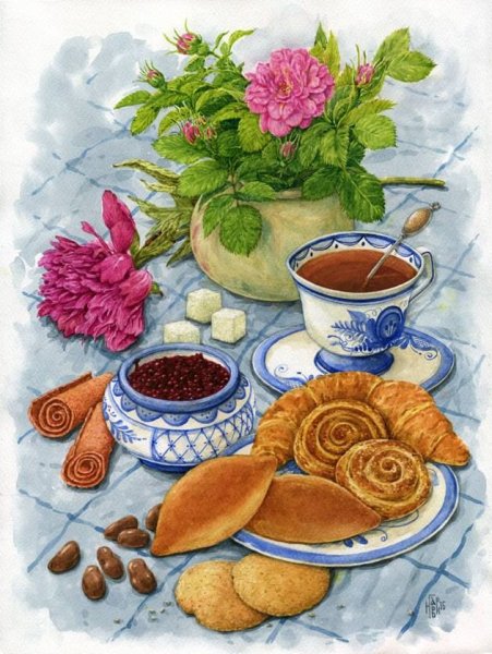 Завтрак арт