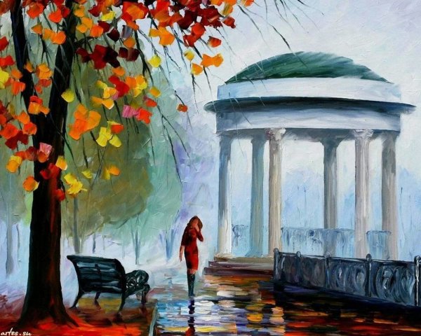 Краски осени рисунок