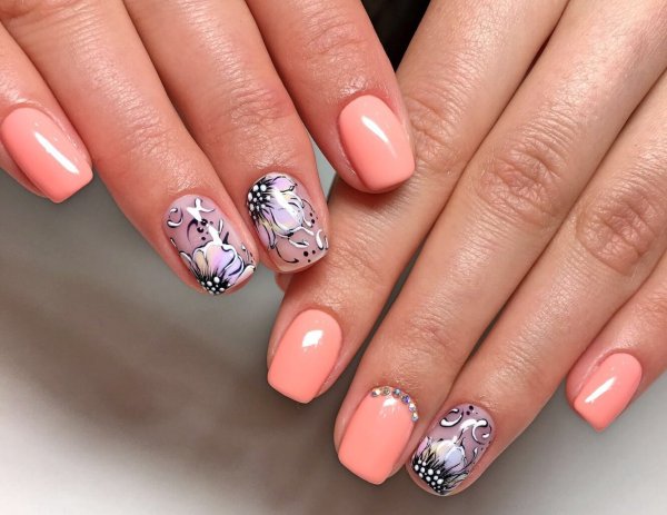 Ногти очень.красивые с узорами