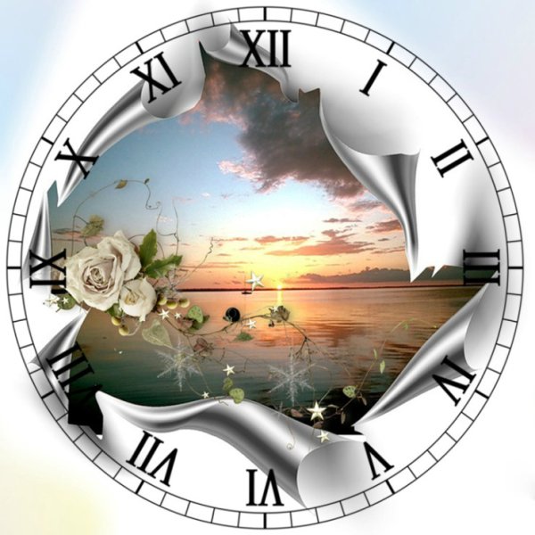 Красивый циферблат без стрелок