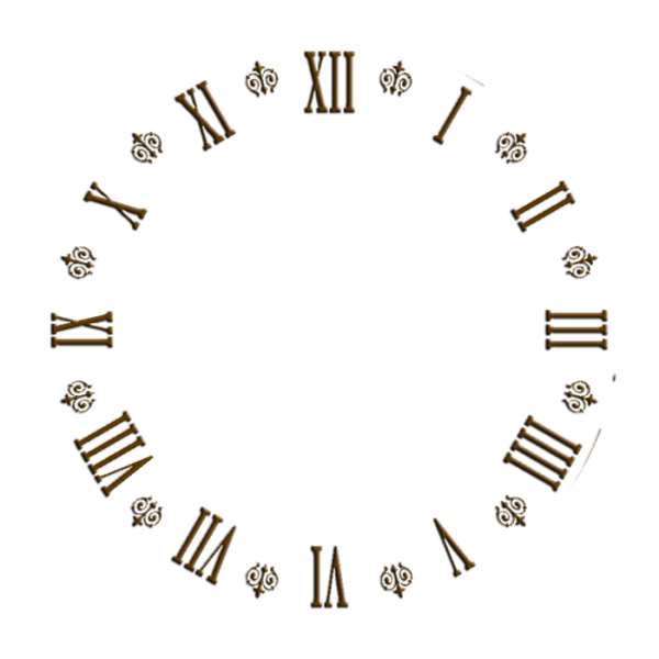 Циферблат на прозрачном фоне