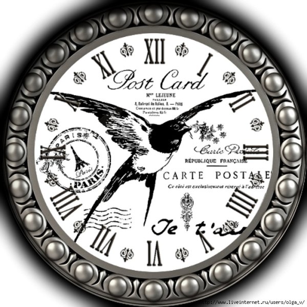 Циферблат часов