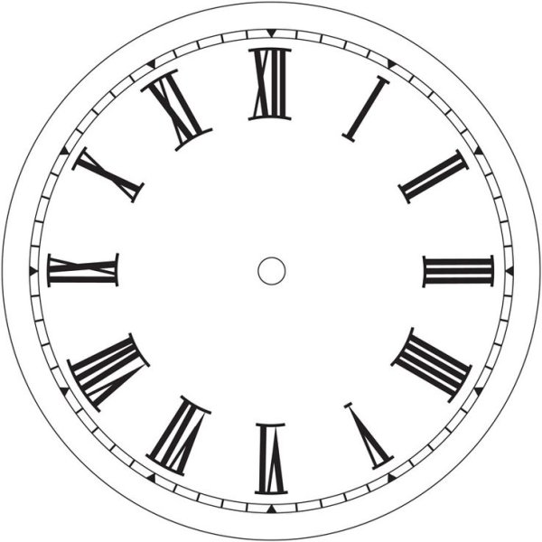 Трафарет "циферблаты"