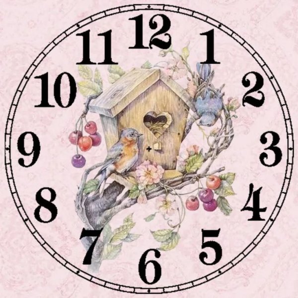 Распечатки для декупажа циферблаты