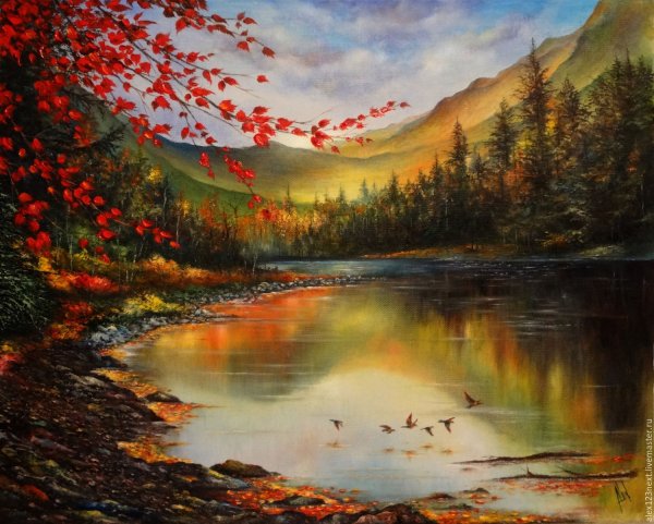 Красивые пейзажи маслом