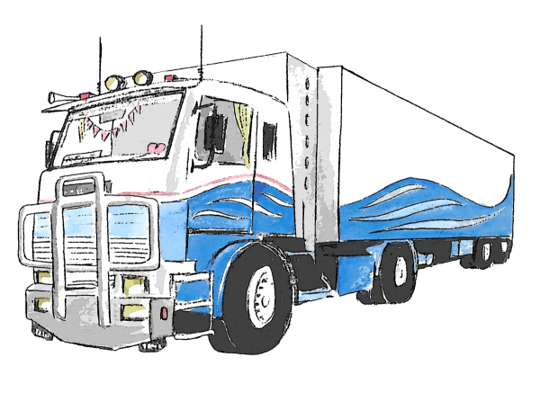 Грузовик рисунок