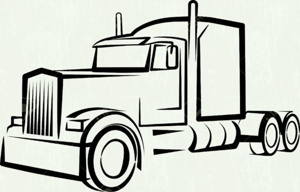 Печать с грузовиком