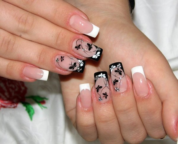 Маникюр китайская роспись