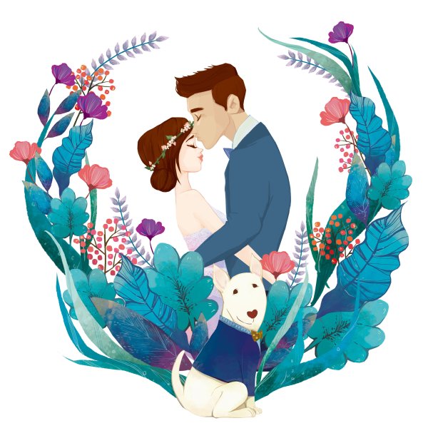 Свадебные иллюстрации