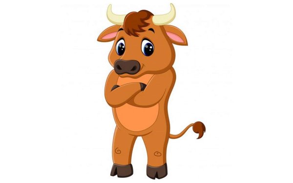Бычок вектор