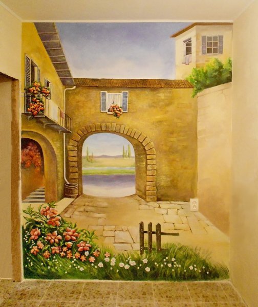 Декоративная живопись на стенах