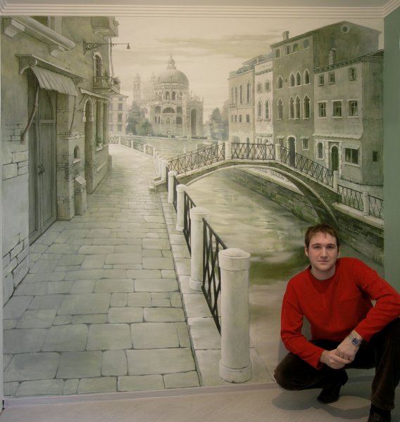 Роспись стен Сергея Судакова Венеция