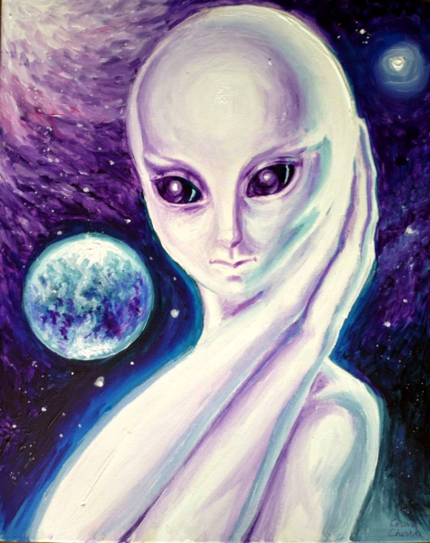 Портрет инопланетянки