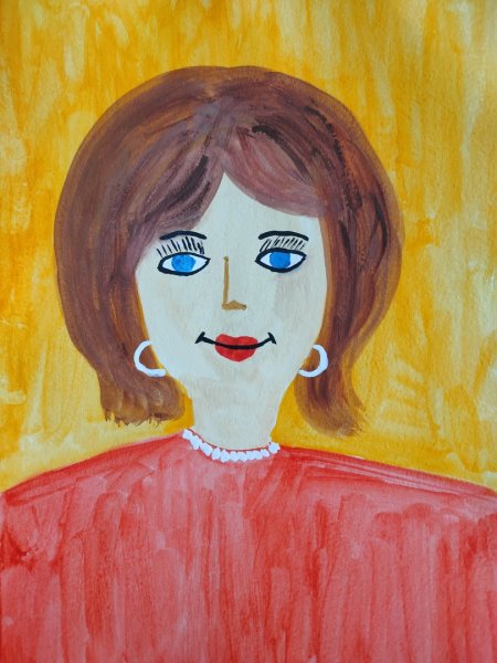 Рисунок маме не сложный