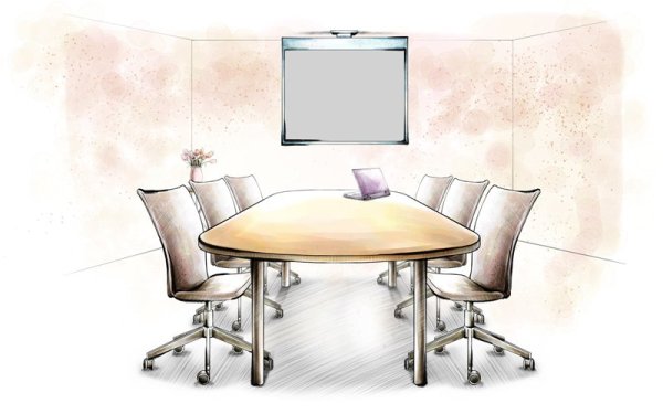 Блокнот на столе