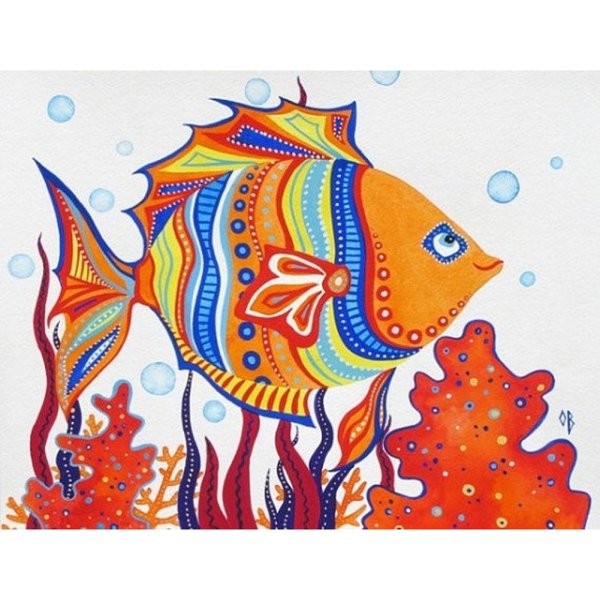 Рыба мультяшка